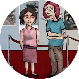 Image: Thomas is on a date with Chloe, and looks really nervous – sweaty and shaking.